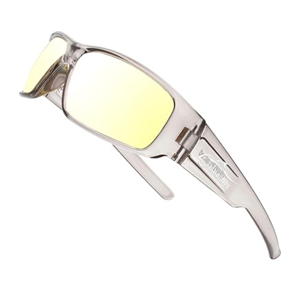 Pro Series Polarized Fishing Sunglasses Rubber Accents UV400 Protection Yellow - Picture 2 of 6